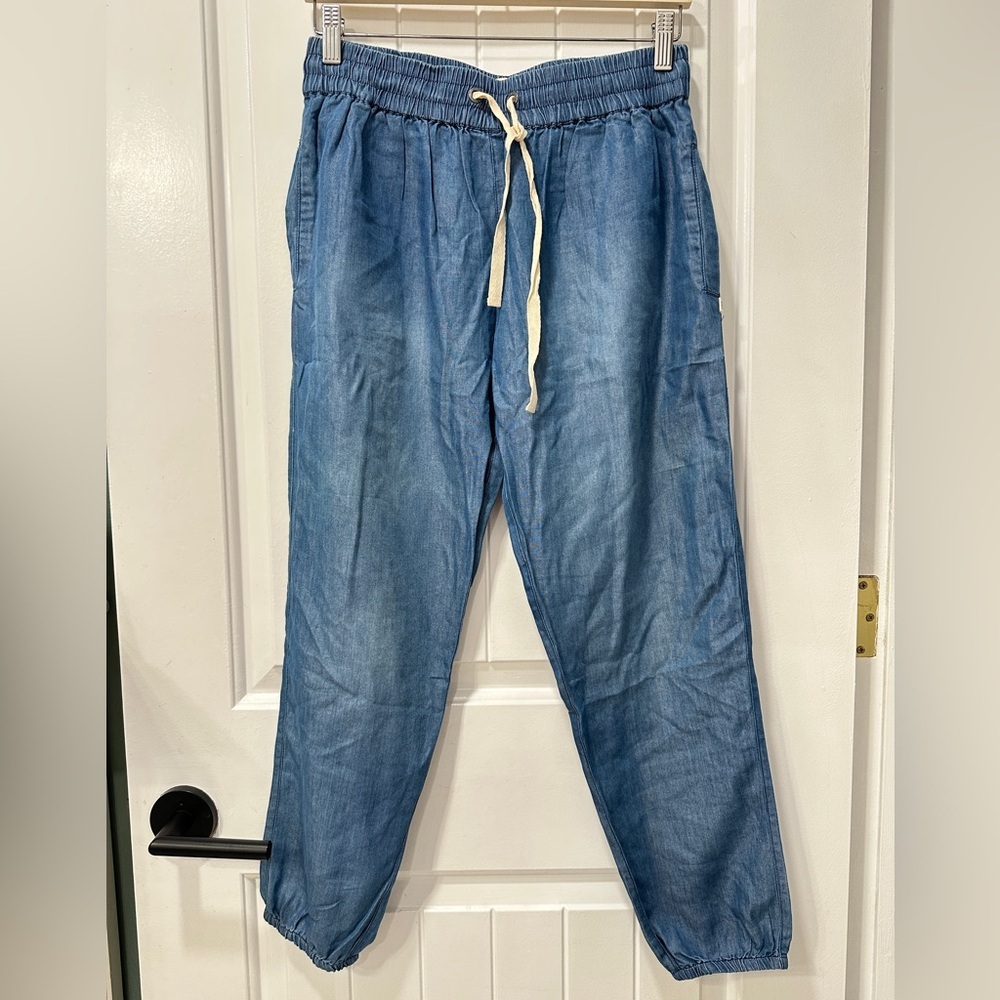 Rip Curl Light Blue Lyocell Jogger Jeans